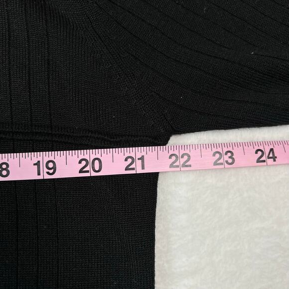 Cassel Black Lightweight Long Sleeve Sweater XL - Picture 4 of 9